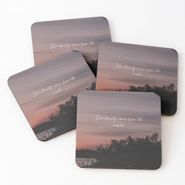 Item preview, True beauty come from the inside Key west sunset road view photographs  sun shine tree water and sky  designed and sold by tenkenryujin.