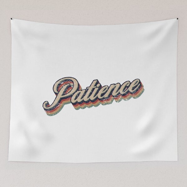 Item preview,  Retro Vintage Patience designed and sold by Whimsical  Thinker.