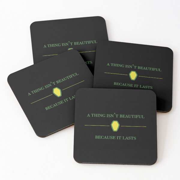 Item preview, A thing isn_t beautiful because it lasts V designed and sold by GaryCoxGSP.