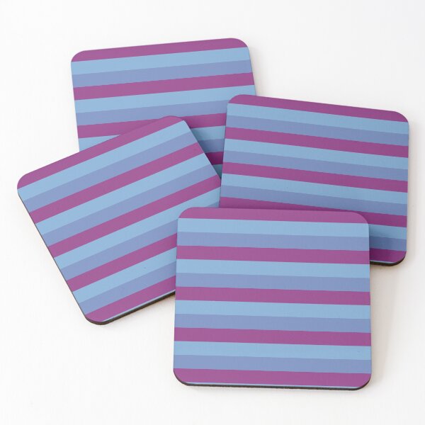 Item preview, Raspberry and shades of blue Exotic Colour Patterns designed and sold by byskillbytalent.