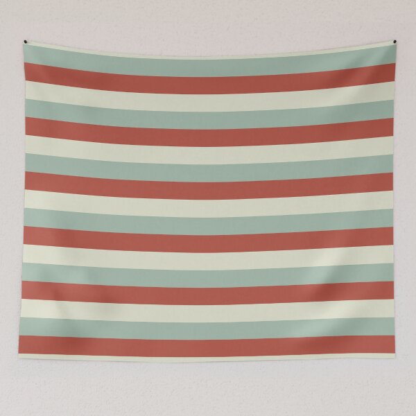 Item preview, Scarlet, light olive, & light teal Exotic Colour Patterns designed and sold by byskillbytalent.