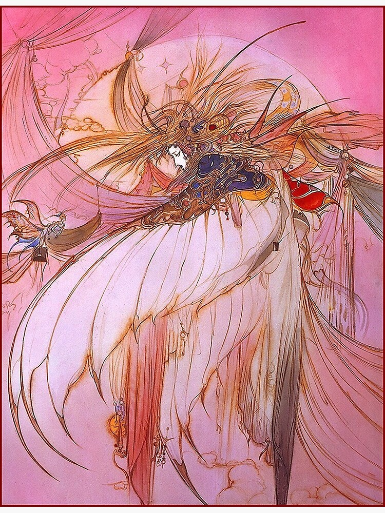 Yoshitaka amano pink Premium Matte Vertical Poster sold by Deepak Joshi