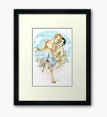 Morning Fluff Framed Print