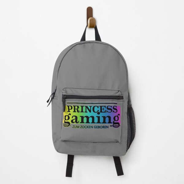Gay LGBTQ Rainbow T-Shirt Charming Lesbian Gamer Princess, Geschenk Rucksack