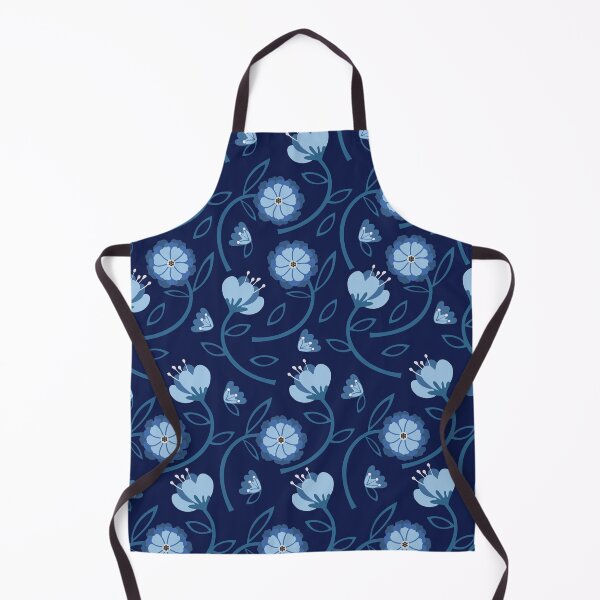 Item preview, Blue Floral Vines Pattern designed and sold by Uaryan.