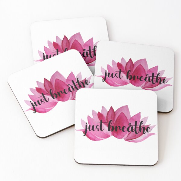 Item preview, Just Breathe Pink Lotus Hydro Laptop iPhone Sticker designed and sold by OneWorldLove.