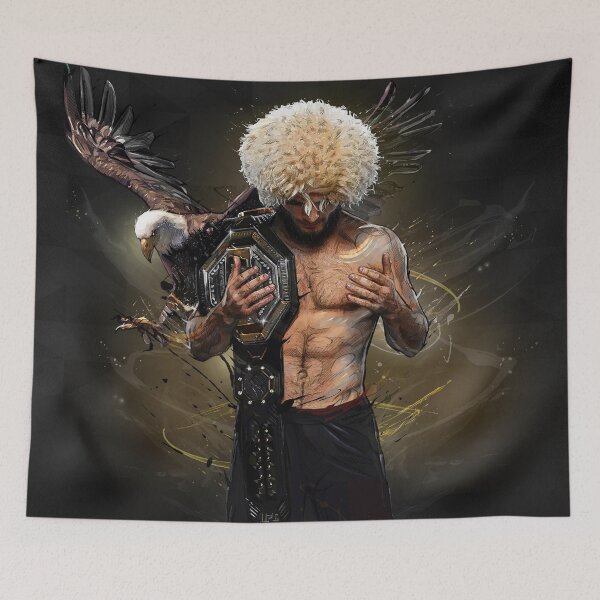 Artikelvorschau, wallpaper von Art Khabib Nurmagomedov für dein PC entworfen und verkauft von FidonaLarina.