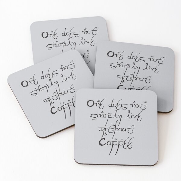Item preview, One does not simply live without coffee. designed and sold by TonsPOD.