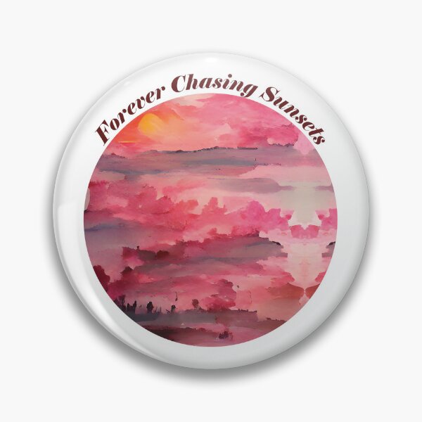 Item preview, Pink Sunset Painting - Forever Chasing Sunsets 4 designed and sold by Unaiza Khalid.