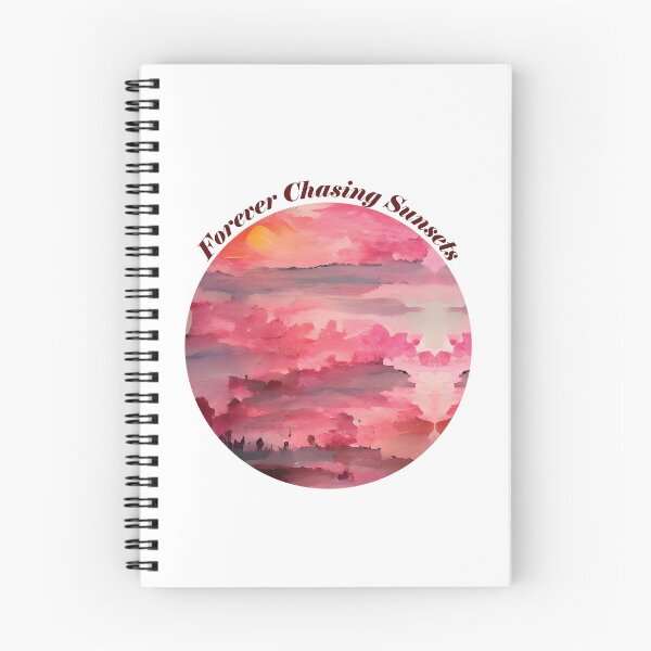 Item preview, Pink Sunset Painting - Forever Chasing Sunsets 4 designed and sold by Unaiza Khalid.