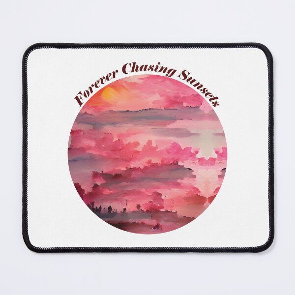 Item preview, Pink Sunset Painting - Forever Chasing Sunsets 4 designed and sold by Unaiza Khalid.