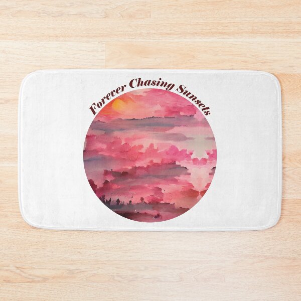 Item preview, Pink Sunset Painting - Forever Chasing Sunsets 4 designed and sold by Unaiza Khalid.