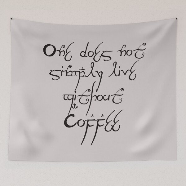 Item preview, One does not simply live without coffee. designed and sold by TonsPOD.