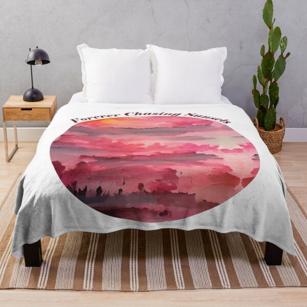 Item preview, Pink Sunset Painting - Forever Chasing Sunsets 4 designed and sold by Unaiza Khalid.