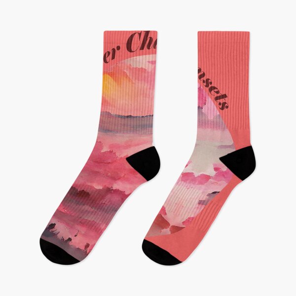 Item preview, Pink Sunset Painting - Forever Chasing Sunsets 4 designed and sold by Unaiza Khalid.