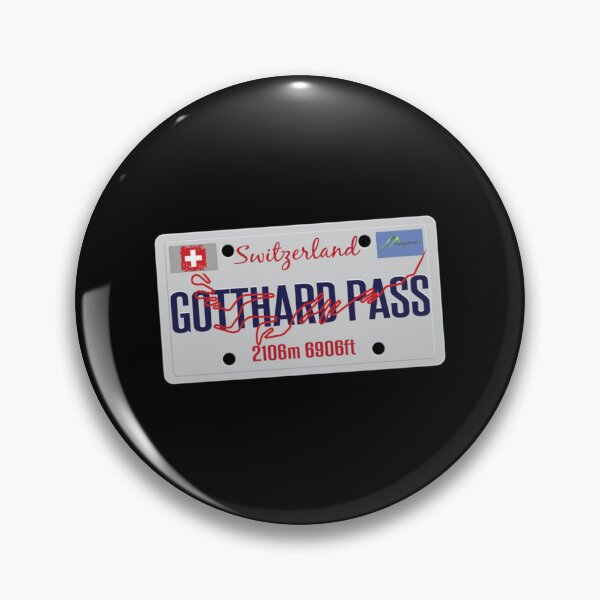 Item preview, Gotthard Pass Swiss Roadtrip Licence Plate Design Classic T-Shirt designed and sold by dianesandraon.