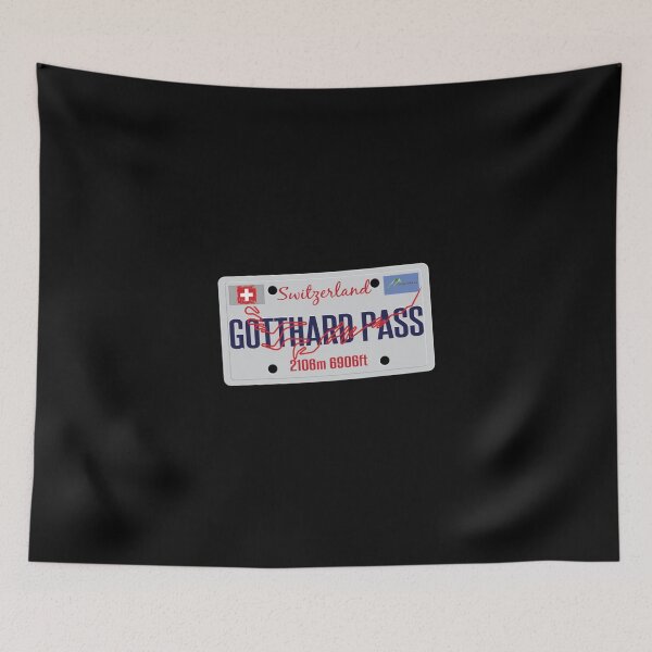 Item preview, Gotthard Pass Swiss Roadtrip Licence Plate Design Classic T-Shirt designed and sold by dianesandraon.