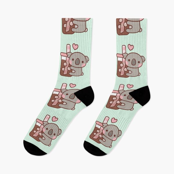 Item preview, Cute Little Koala Bear Hugging Iced Coffee designed and sold by rustydoodle.