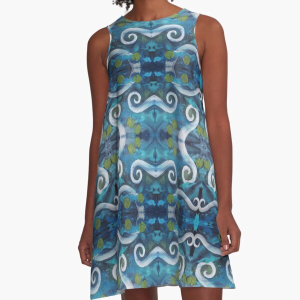 Genesis Fanart The Lamia_Pattern by Frank Grabowski A-Linien Kleid