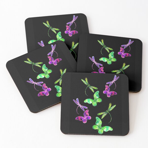 Item preview, Dancing Wings on Black  designed and sold by Linda Callaghan.