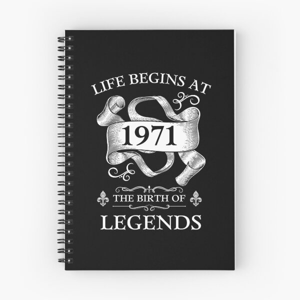 Item preview, Life Begins at 1971 The Birth of Legends , Vintage Birthday designed and sold by ShawnDzign.