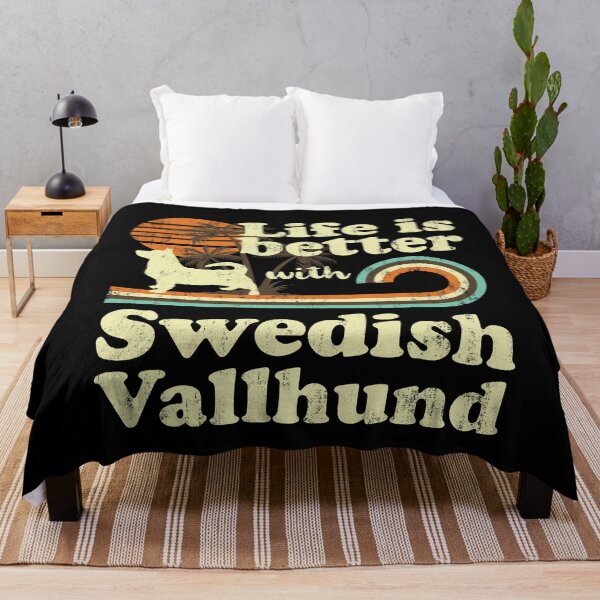 Item preview, Life is Better with Swedish Vallhund Vintage designed and sold by rafaeltto.