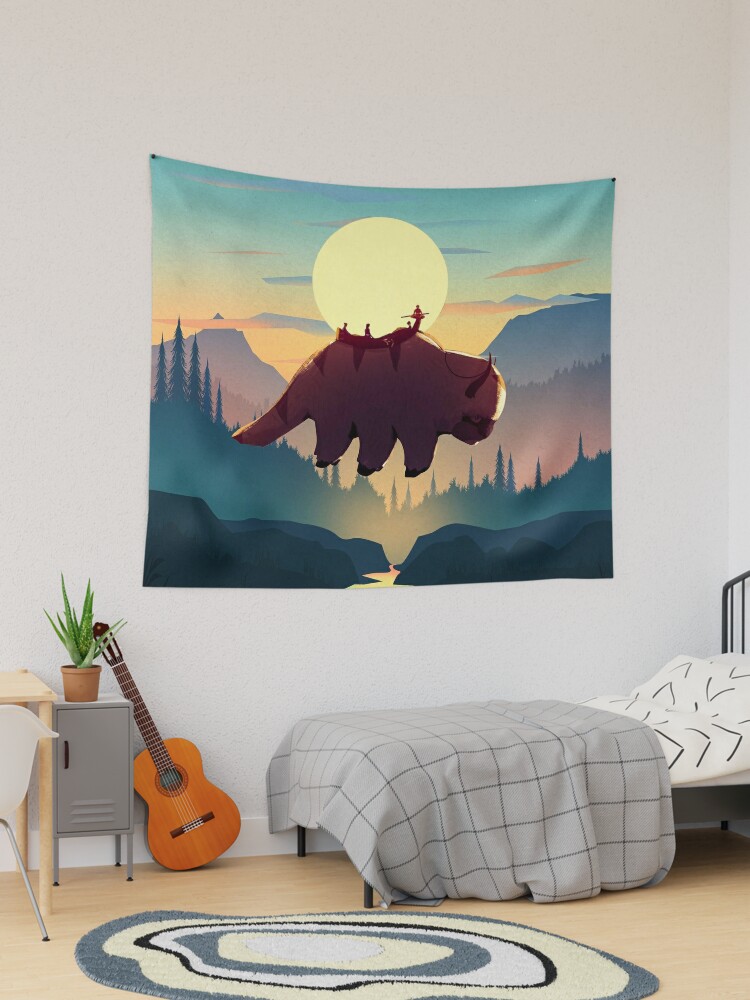 Thumbnail 1 of 3, Tapestry, The End of Flying Appa designed and sold by Slukable.