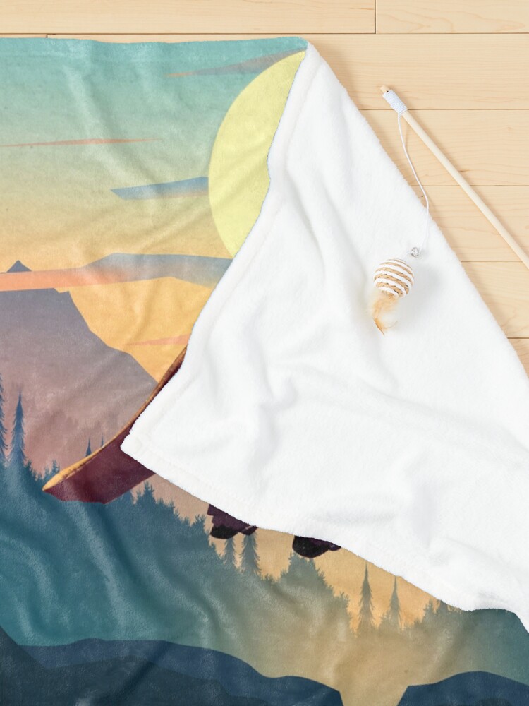 Alternate view of The End of Flying Appa Pet Blanket