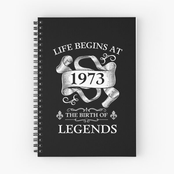 Item preview, Life Begins at 1973 The Birth of Legends , Vintage Birthday designed and sold by ShawnDzign.