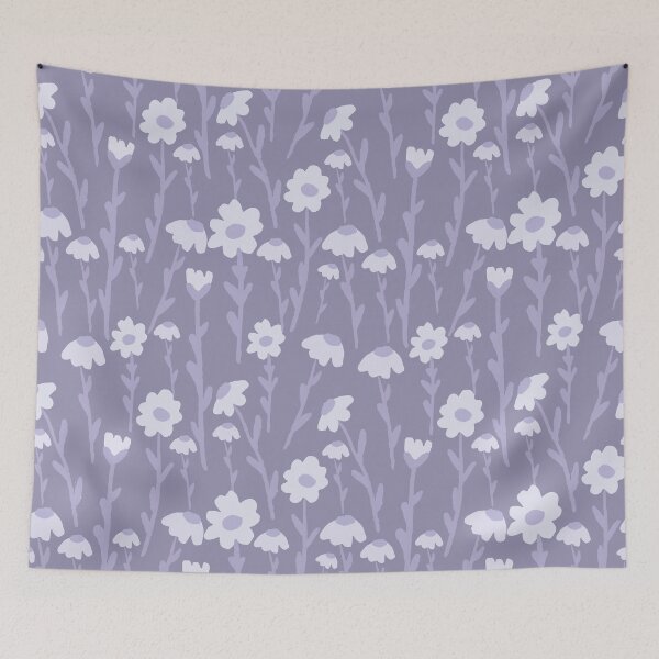 Item preview, Flower pattern background (Purple) designed and sold by kims-club.