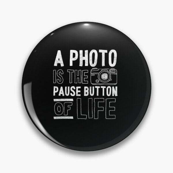 Item preview, Photographer Photography Pause Button Of Life designed and sold by ShopTheStyle.
