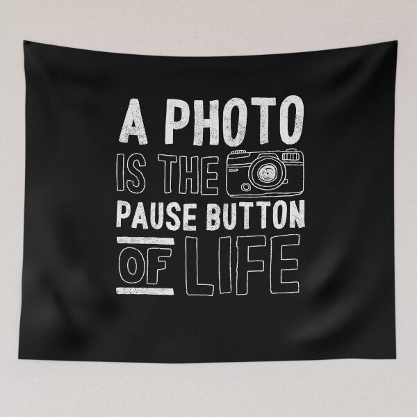 Item preview, Photographer Photography Pause Button Of Life designed and sold by ShopTheStyle.