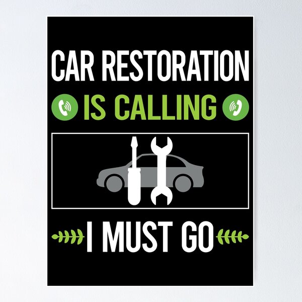 Item preview, It Is Calling Car Restoration designed and sold by saraokcstreva.