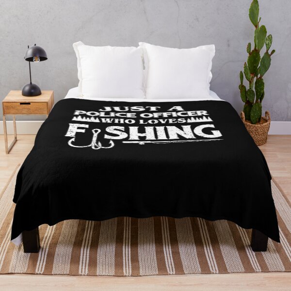 Item preview, Just a Police Officer who loves fishing designed and sold by FanaticTee.