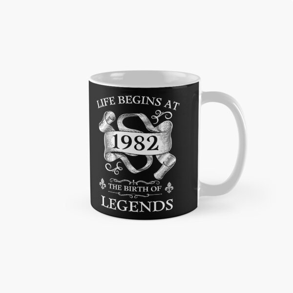 Item preview, Life Begins at 1982 The Birth of Legends , Vintage Birthday designed and sold by ShawnDzign.