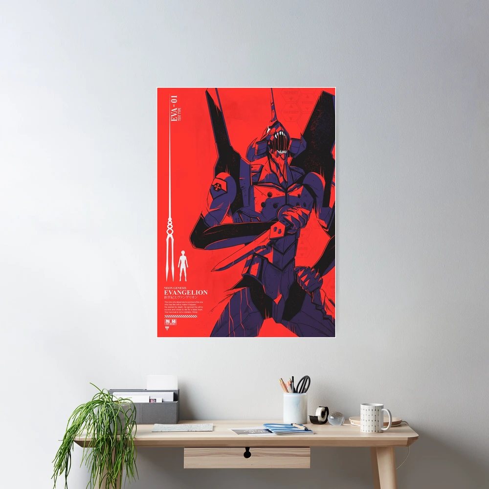 Eva-01 Neon Genesis Evangelion Poster for Sale by brianmattesond