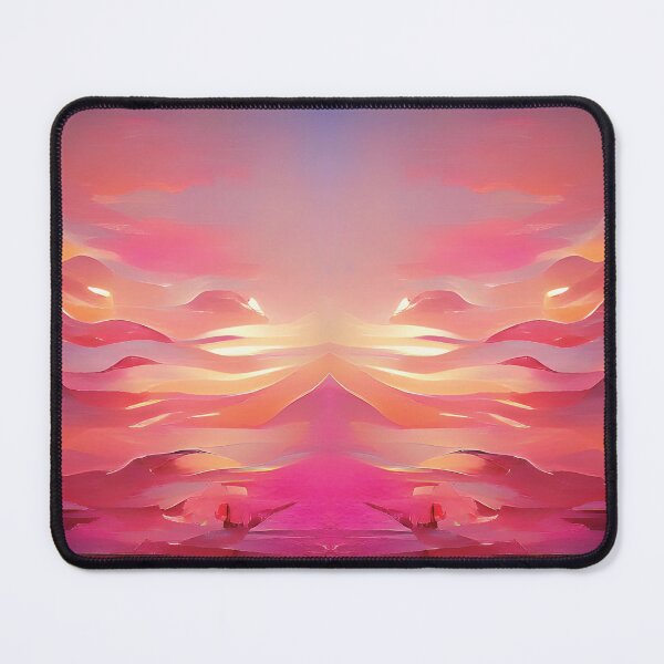 Item preview, Pink Blue Sunset Painting designed and sold by Unaiza Khalid.