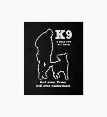 Police Military Dog K9 Art Board