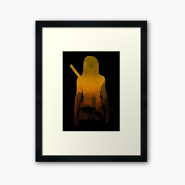 The Walking Dead - Michonne Framed Art Print