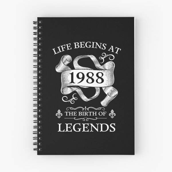 Item preview, Life Begins at 1988 The Birth of Legends , Vintage Birthday designed and sold by ShawnDzign.