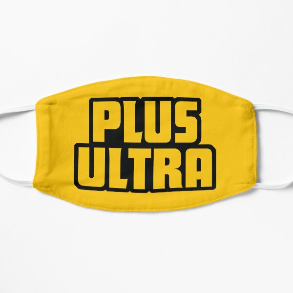 PLUS ULTRA! Word Art Flat Mask
