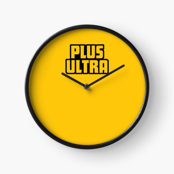 PLUS ULTRA! Word Art Clock