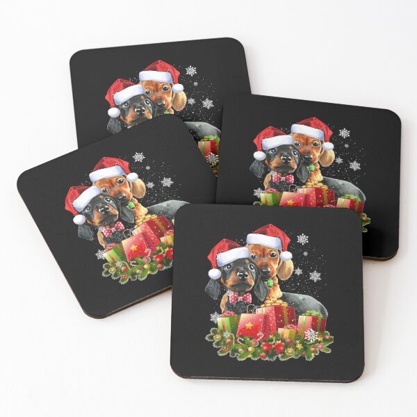 Item preview, Winter Holiday Adorable Dachshnd Dog Lover Christmas Santa Hat designed and sold by Barnissim.