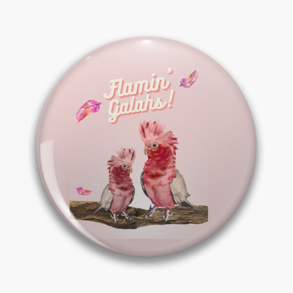 Item preview, Flamin' Galahs! quirky digital artwork celebrating Aussie Galahs designed and sold by BoganSlogan.
