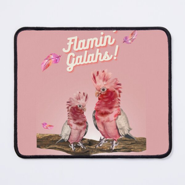 Item preview, Flamin' Galahs! quirky digital artwork celebrating Aussie Galahs designed and sold by BoganSlogan.