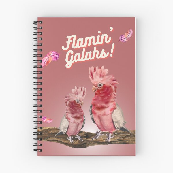 Item preview, Flamin' Galahs! quirky digital artwork celebrating Aussie Galahs designed and sold by BoganSlogan.
