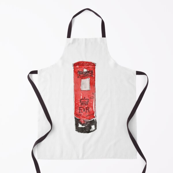 Item preview, Post Box - Red - Watercolour  designed and sold by RosalieReeves.