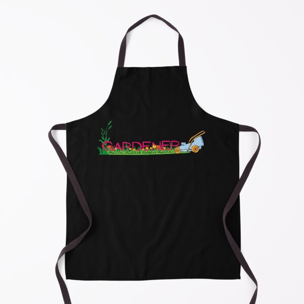 Item preview, gardener inside. gardener by hobby. mr gardener gift for plant lovers.gardeners apron designed and sold by haideralibhai.