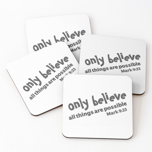 Item preview, Christian Design - Only Believe - Mark 9 verse 23 designed and sold by simplydesignart.