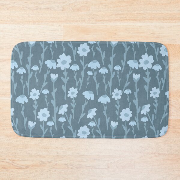 Item preview, Flower pattern background (Dark blue) designed and sold by kims-club.